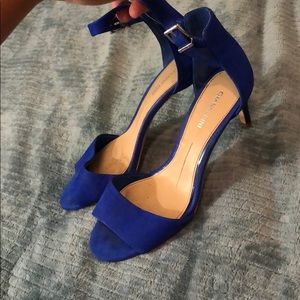 Gianni bini blue heels 3 inch